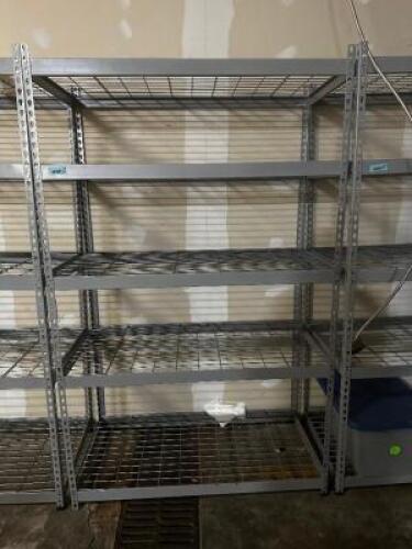 48" X 24" FIVE TIER METAL SHELF