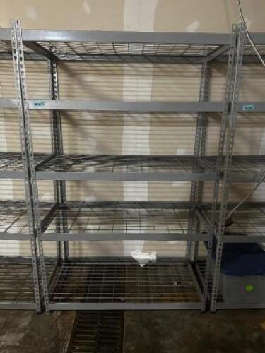 48" X 24" FIVE TIER METAL SHELF