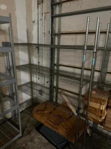60" X 14" FOUR TIER WIRE SHELF