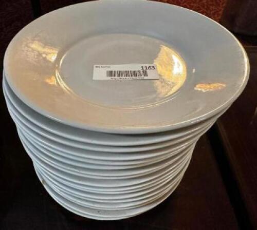 DESCRIPTION: (15) 9" CHINA PLATES SIZE 36" LOCATION: MAIN SEATING THIS LOT IS: SOLD BY THE PIECE QTY: 15