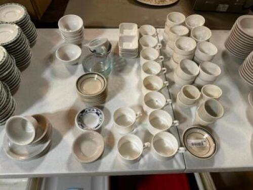 DESCRIPTION: (1) LOT OF ASSORTED RAMEKINS AND BOWLS. LOCATION: MAIN SEATING THIS LOT IS: ONE MONEY QTY: 1
