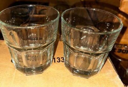 DESCRIPTION: (24) ROCKS GLASSES LOCATION: MAIN SEATING THIS LOT IS: SOLD BY THE PIECE QTY: 24