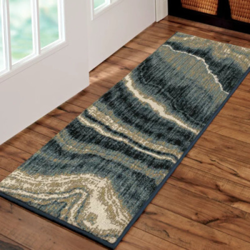 MIDNIGHT MARBLE AREA RUG