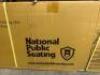 4CT BOX OF BEIGE METAL FOLDING CHAIRS - 3