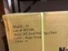 4CT BOX OF BEIGE METAL FOLDING CHAIRS - 4