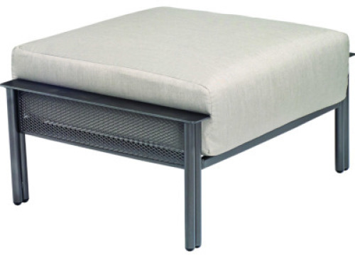 JAX WROUGHT IRON OTTOMAN
