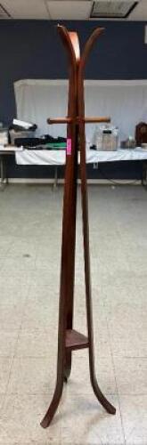 WOODEN COAT RACK