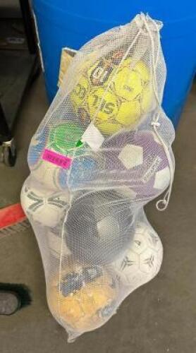 BAG OF SOCCER BALLS