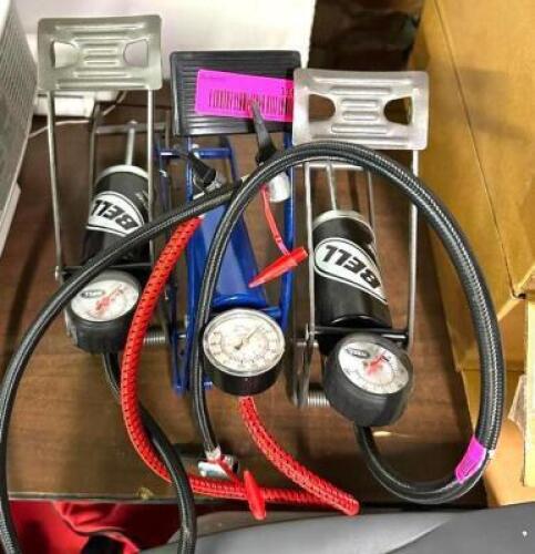 (3) FOOT PEDAL AIR PUMPS