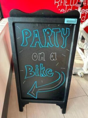 SMALL CHALK BOARD SANDWICH BOARD