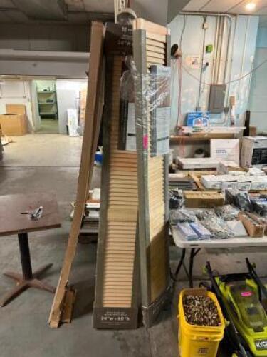 (2) 2-LOUVER PANEL BI-FOLD INTERIOR DOORS