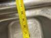 DESCRIPTION: 2-COMPARTMENT STAINLESS SINK INFORMATION: BOWL SIZE: 19"X16"X10" SIZE: 39" LOCATION: KITCHEN QTY: 1 - 3