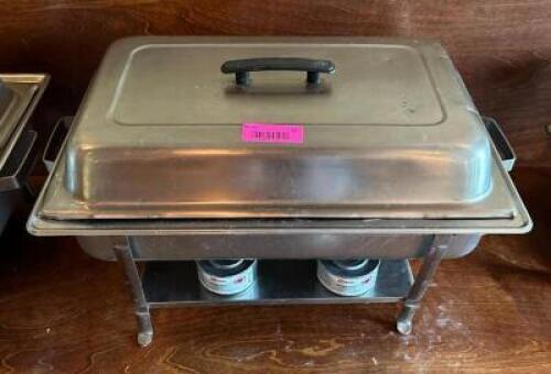 DESCRIPTION: FULL SIZE CHAFING DISH (COMPLETE) LOCATION: MAIN DINING QTY: 1
