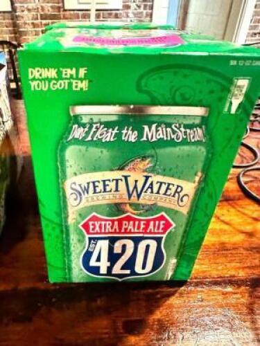 DESCRIPTION: (2) SIX PACKS OF 420 EXTRA PALE ALE INFORMATION: (12) TWELVE OUNCE CANS LOCATION: MAIN DINING QTY: 2