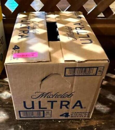 DESCRIPTION: (1) FULL CASE OF MICH ULTRA INFORMATION: 24 BOTTLES LOCATION: MAIN DINING QTY: 1