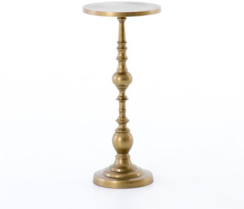 ANTIQUE BRASS CALHOUN END TABLE