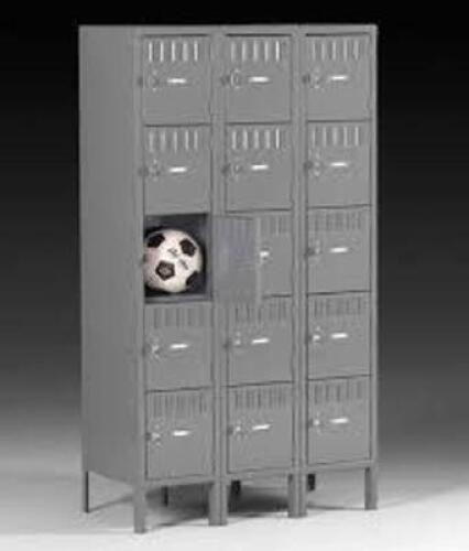 DESCRIPTION: (1) 6 TIER LOCKERSBRAND/MODEL: TENNSCO #BS6-121512-CINFORMATION: GRAYSIZE: 6 TIER, 3 WIDE,&nbsp;36 x 15 x 72RETAIL$: $1140.00 TOTALQTY: 1