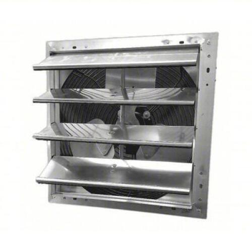 DESCRIPTION: (1) SHUTTER MOUNT EXHAUST FAN BRAND/MODEL: DAYTON #484X39 SIZE: 16" BLADE RETAIL$: $222.49 EA QTY: 1