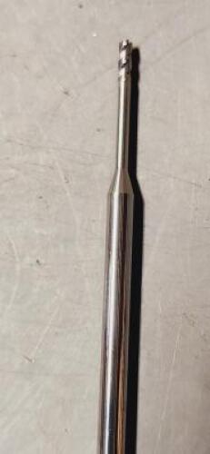 DESCRIPTION: (9) EXTENDED REACH SQ END MILL BRAND/MODEL: KYOCERA 09864 SIZE: 1/16" D RETAIL$: 21.17 EA QTY: 9