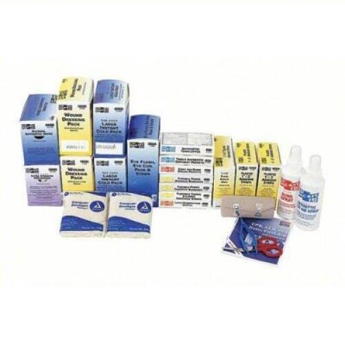 DESCRIPTION: (2) FIRST AID KIT REFILL BRAND/MODEL: FIRST AID ONLY #31DK02 SIZE: 100 PERSON KIT RETAIL$: $111.34 EA QTY: 2