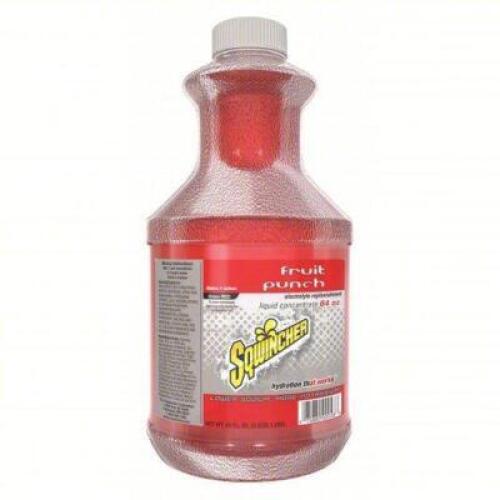 DESCRIPTION: (2) SPORTS DRINK MIX LIQUID CONCENTRATE BRAND/MODEL: SQWINCHER #1UFH7 INFORMATION: FRUIT PUNCH SIZE: 64 OZ RETAIL$: $17.50 EA QTY: 2