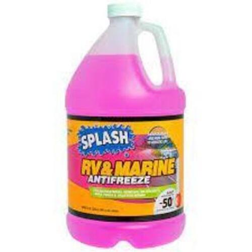 DESCRIPTION: (2) RV AND MARINE ANTIFREEZE BRAND/MODEL: SPLASH #49GU92 SIZE: 1 GALLON RETAIL$: $7.00 EA QTY: 2