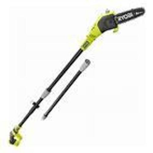 DESCRIPTION: (1) ELECTRIC POLE SAW BRAND/MODEL: RYOBI INFORMATION: GREEN, LOCATED AT SHAPIRO METAL SUPPLY SIZE: 8" RETAIL$: $159.00 EA QTY: 1