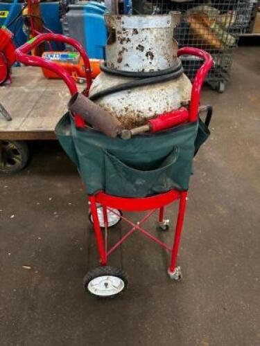 PROPANE TANK, TORCH, AND CADDY