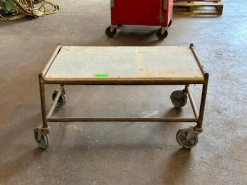32" ROLLING CART FOR SMALL WIRE BASKETS