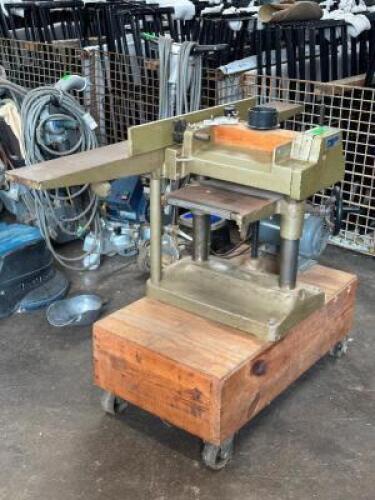 ACROW 300MM (JET COMBO / PLANER JOINTER) MODEL 2030 ON CUSTOM BUILT ROLLING PLATFORM