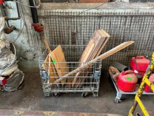 ROLLING CAGE ORGANIZER WITH CONTENTS