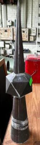 VINTAGE METAL ROOFING SPIRE CAP