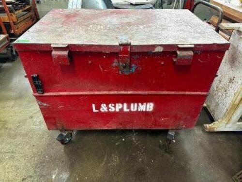 60" JOB BOX ON CASTERS.