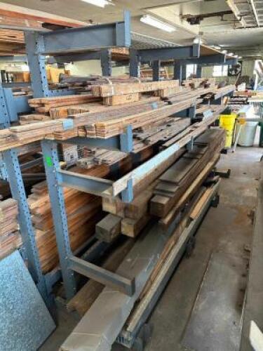 (3) - SECTIONS OF ROLL FORMED CANTILEVER RACKING