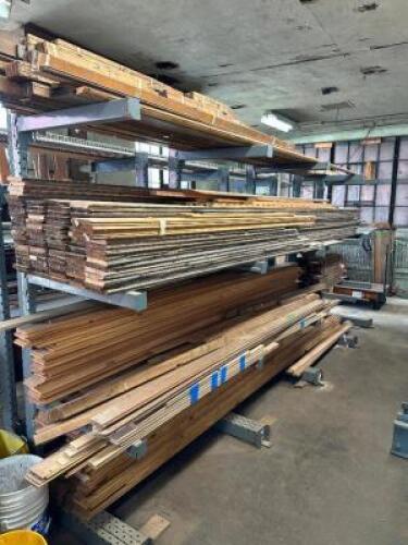 (3) - SECTIONS OF ROLL FORMED CANTILEVER RACKING