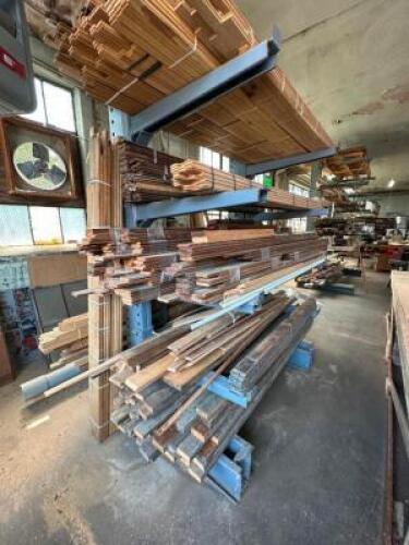(1) - SECTION OF ROLL FORMED CANTILEVER RACKING