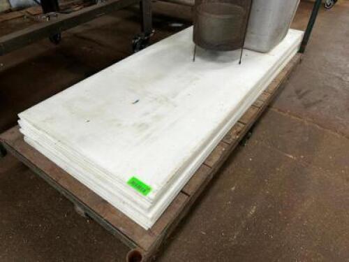 (4) SHEETS OF 60" X 24" NYLON FOR WOODWORKING JIGS