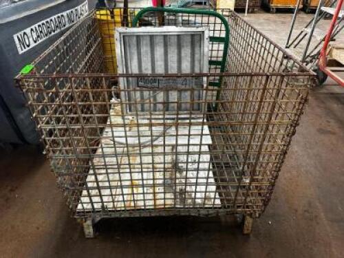 48" X 40" WIRE HOPPER / PALLET