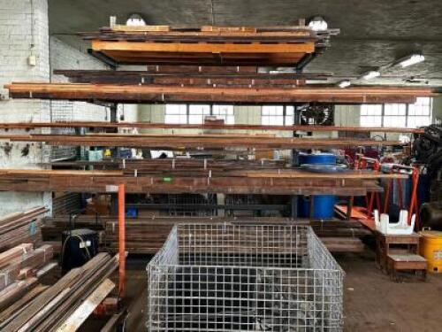 TWO POST 8' X 10' HEAVY DUTY MATERIAL TREE STAND ( SECOND DAY PICK UP )