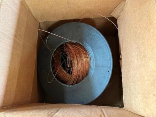 LARGE BOX OF MISC. WELDING WIRE