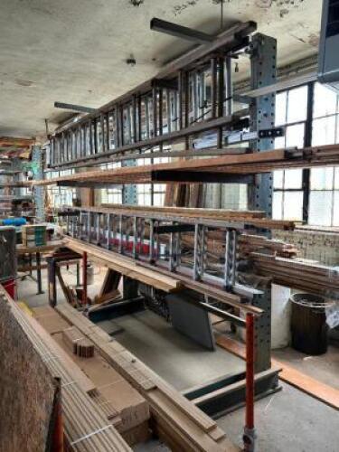 (1) - SECTION OF ROLL FORMED CANTILEVER RACKING