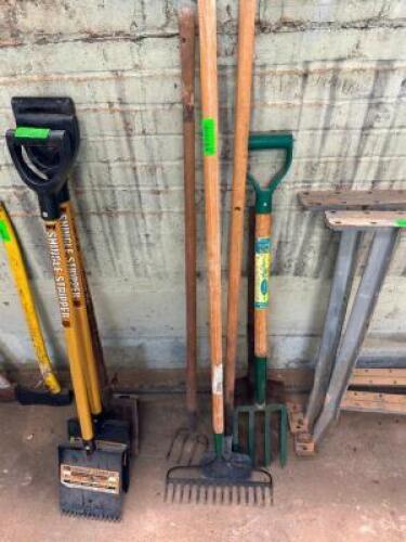 (5) - PC. LAWN RAKE AND SHOVEL SET