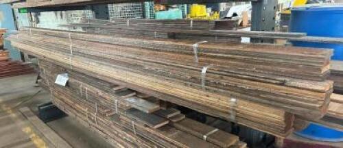 (77) - SQ. FT. OF YELLOW PINE PLAIN SAWN / QUARTER SAWN 1890'S VERY RARE RECLAIMED FLOORING