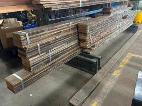 (180) - SQ. FT. OF WHITE PINE RARE 1880'S VINTAGE RECLAIMED FLOORING