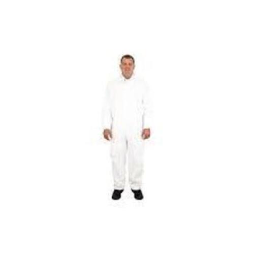 DESCRIPTION: (25) BREATHABLE BARRIER COVERALLS BRAND/MODEL: DCWF-3X-BB INFORMATION: WHITE SIZE: 3X RETAIL$: $172.54 EA QTY: 25