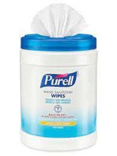 DESCRIPTION: (3) HAND SANITIZING WIPES BRAND/MODEL: PURELL SIZE: 175 WIPES RETAIL$: $17.78 EA QTY: 3