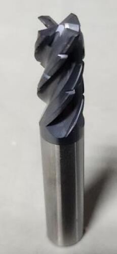 DESCRIPTION: (3) SOLID CARBIDE ROUGHING SQ END MILL BRAND/MODEL: HELICAL 33422 SIZE: 7/16" D 7/8" LOC RETAIL$: 78.50 EA QTY: 3