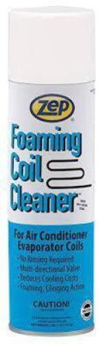 DESCRIPTION: (6) FOAMING COIL CLEANER BRAND/MODEL: ZEP SIZE: 20 OZ RETAIL$: $12.00 EA QTY: 6