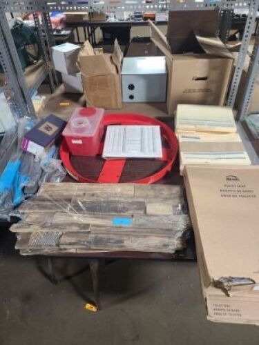 DESCRIPTION: (1) TABLE OF MISC ITEMS BRAND/MODEL: MANY INFORMATION: MUST COME INSPECT QTY: 1