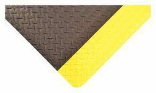DESCRIPTION: (1) ANTIFATIGUE RUNNER MAT BRAND/MODEL: CONDOR #36VL07 INFORMATION: DIAMOND-TUFF, BLACK WITH YELLOW BORDER SIZE: 3' X 75' RETAIL$: $1861.